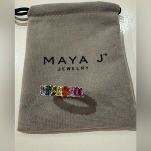 Maya J Rainbow Eternity Ring